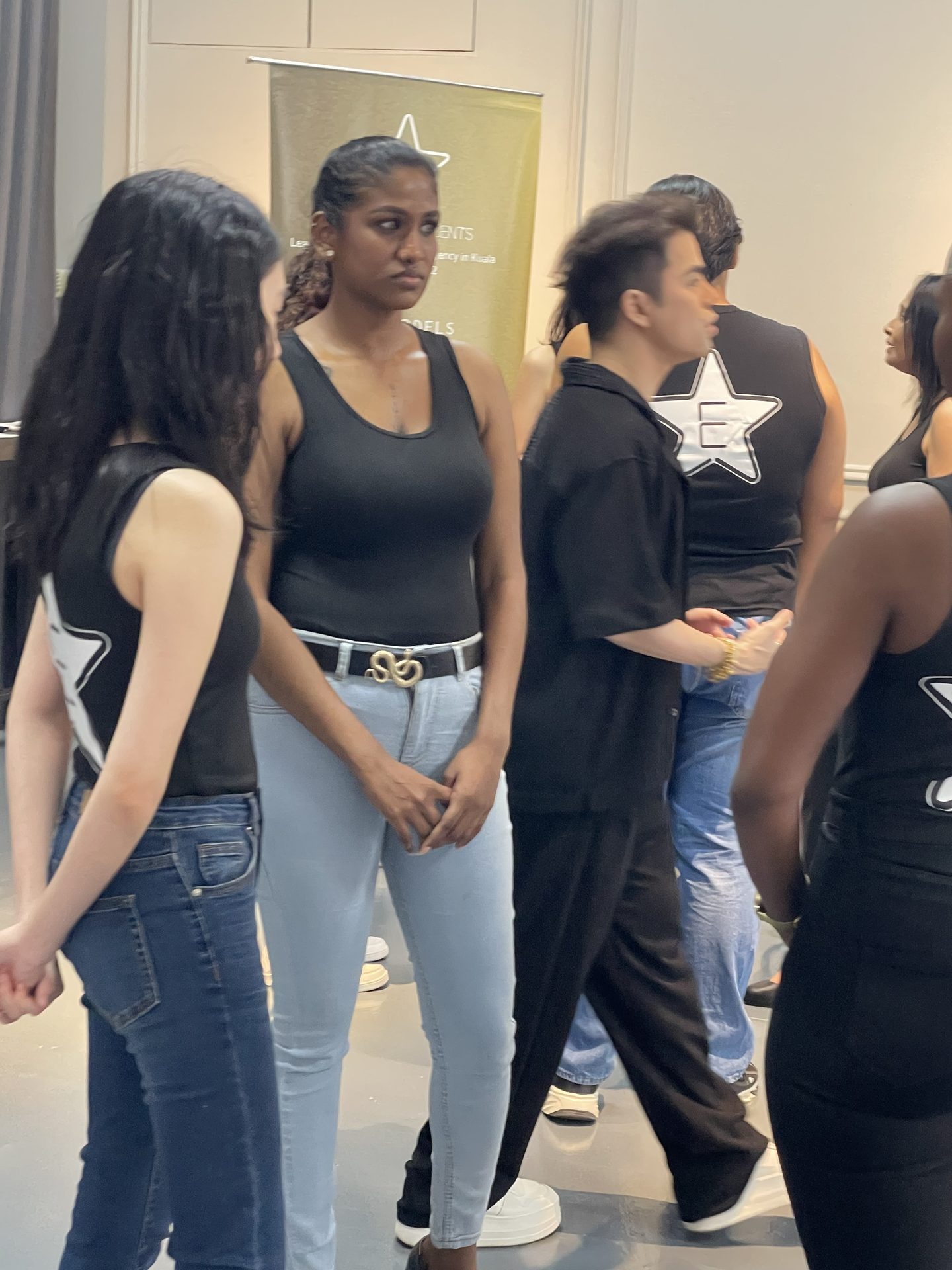A new model at an Evergreen Talents open casting