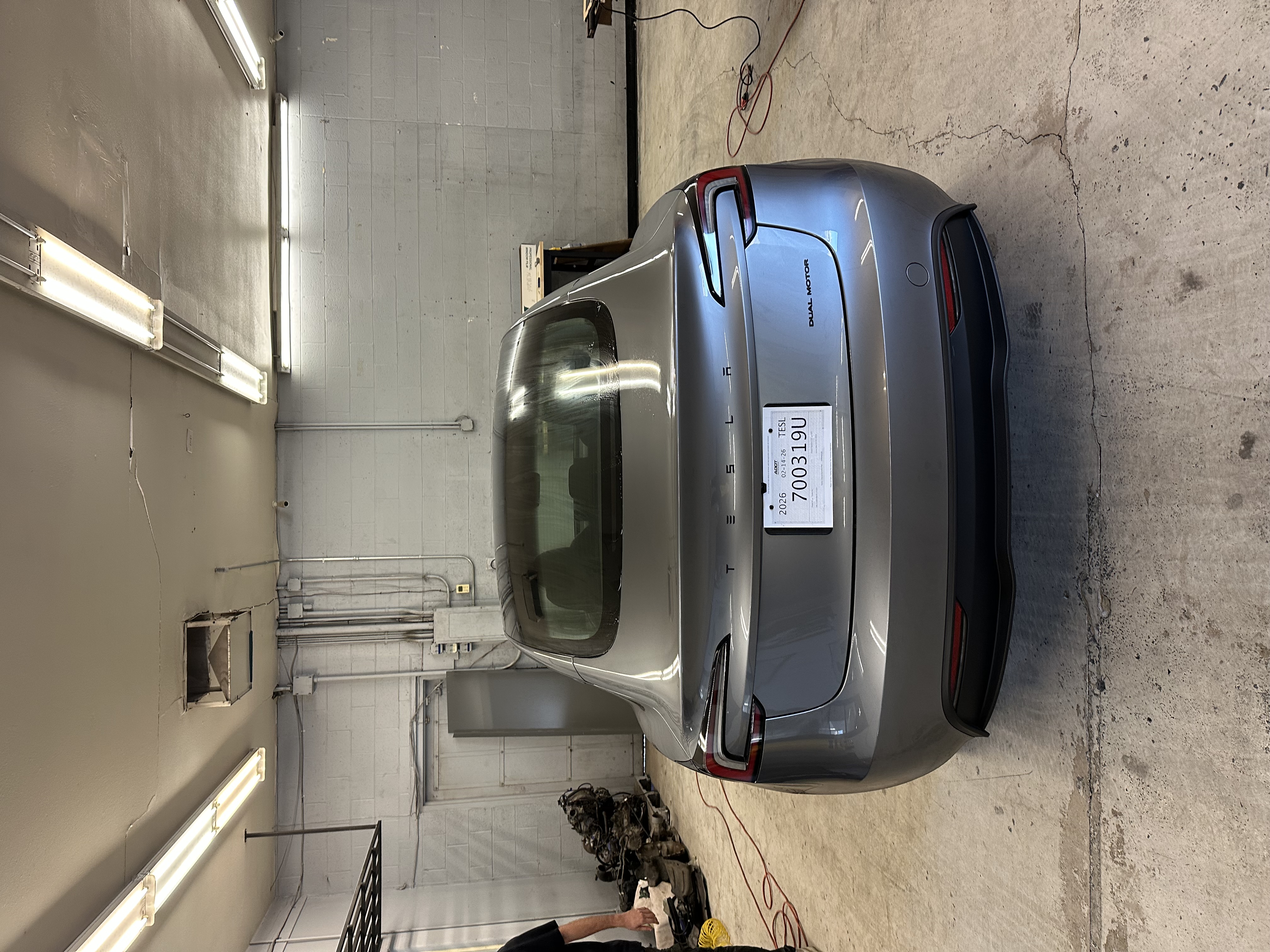 Tesla Model 3 in Copperstate Tint bay with ceramic window tint