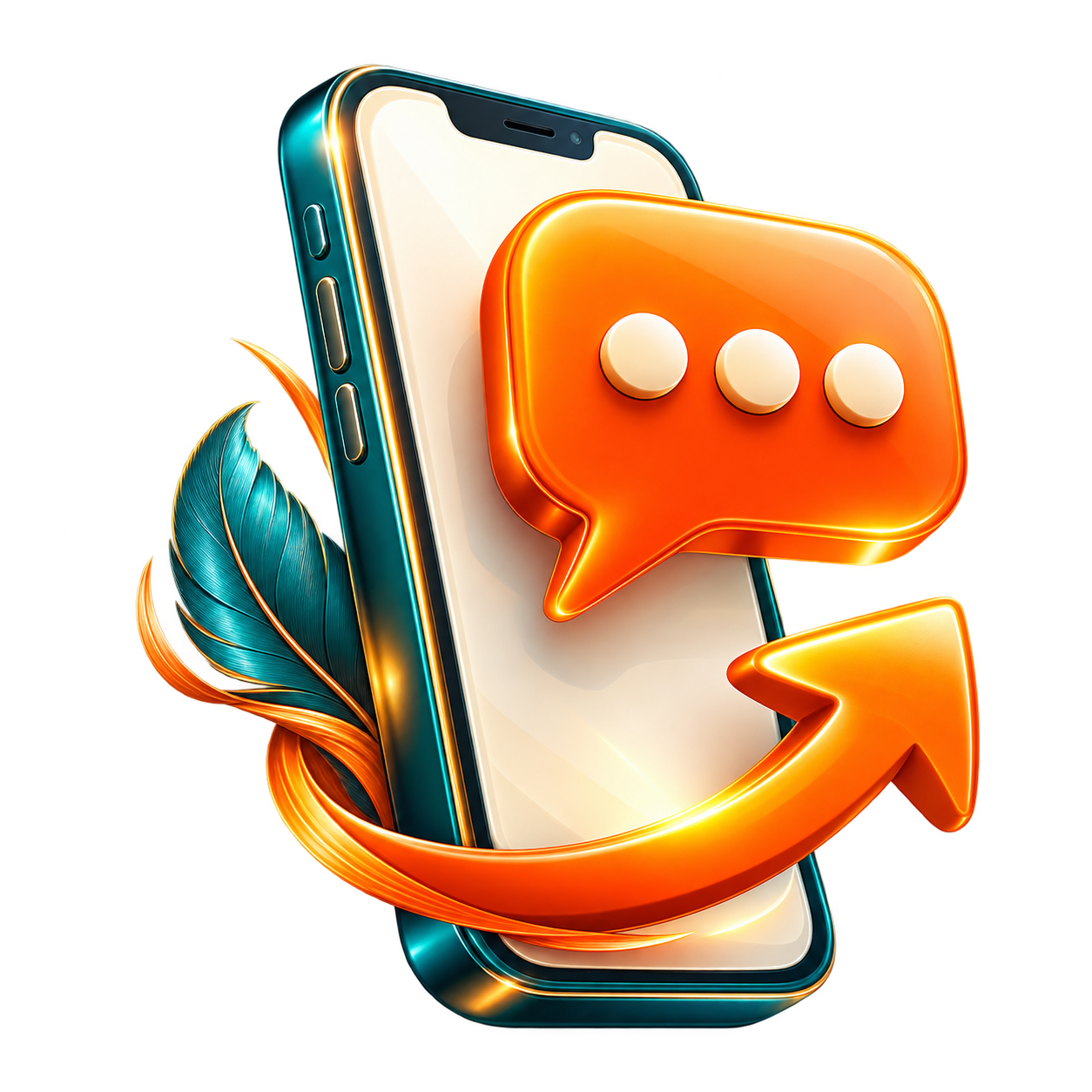 Phone with chat bubble icon