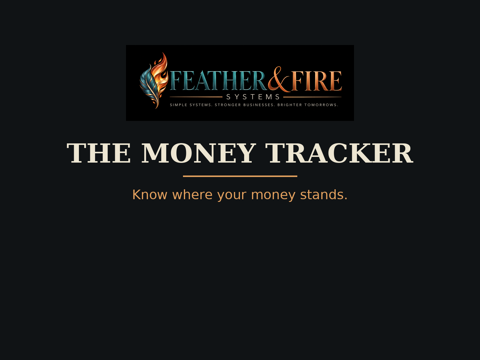 The Money Tracker