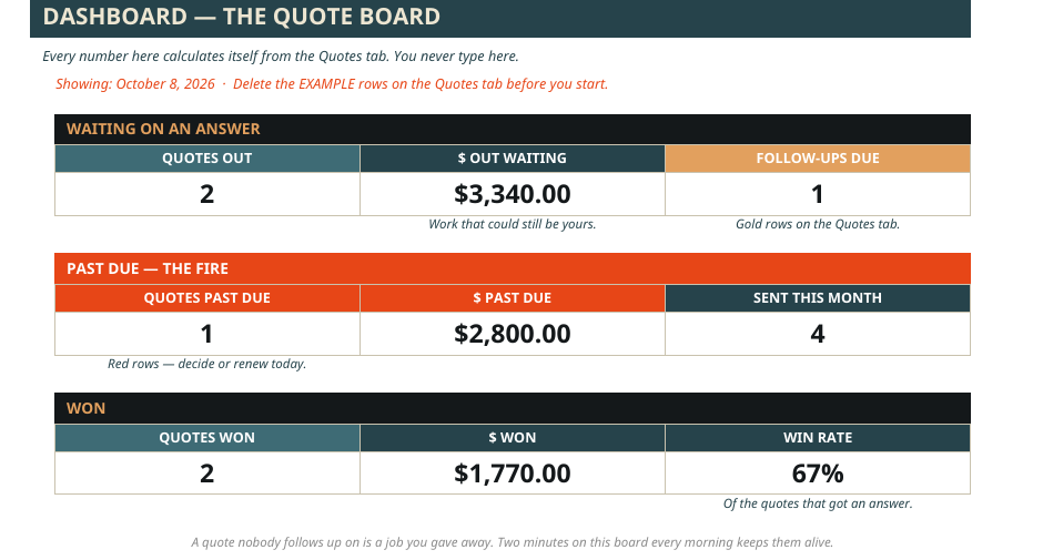 Quote Tracker screenshot 3