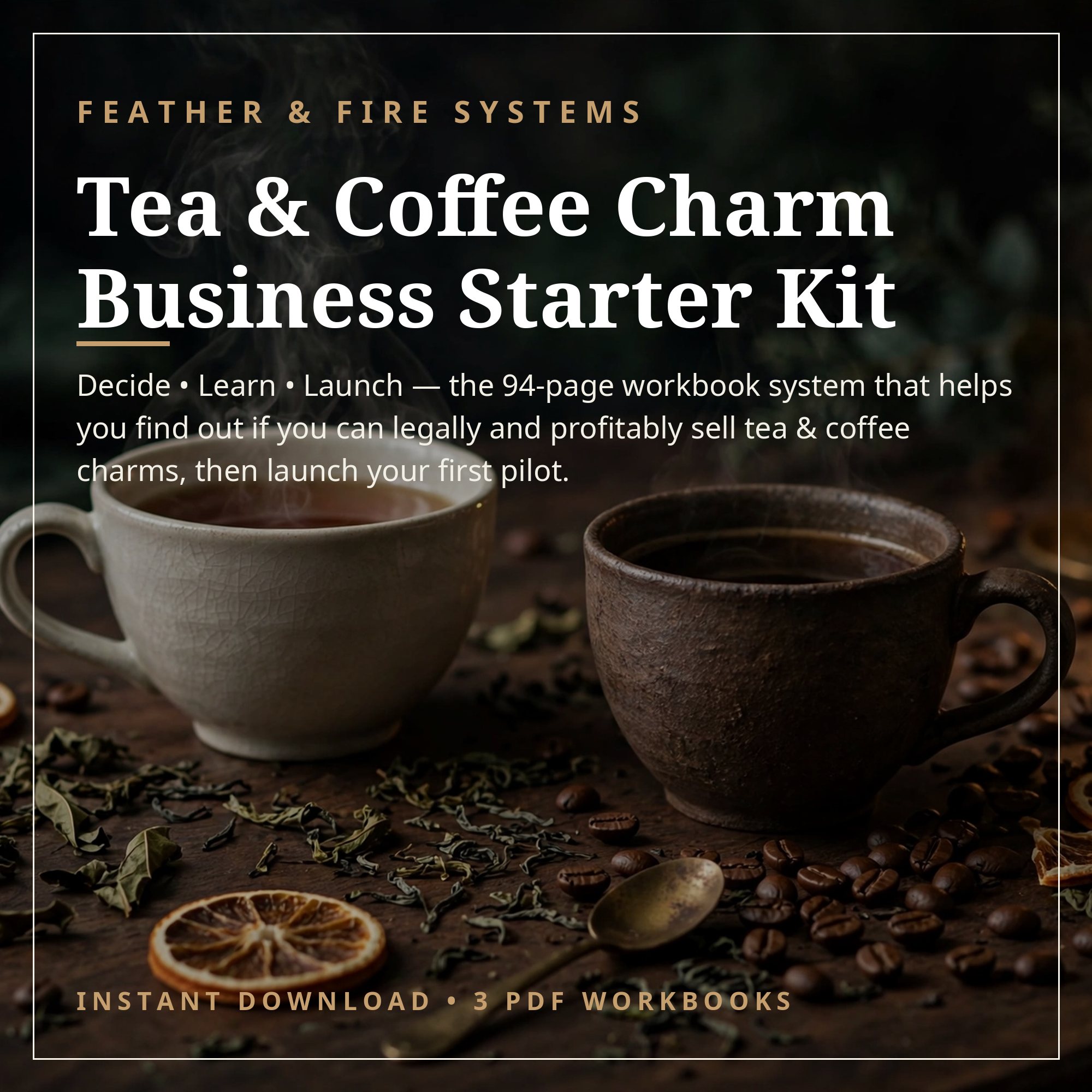 Tea & Coffee Charm Business Starter Kit