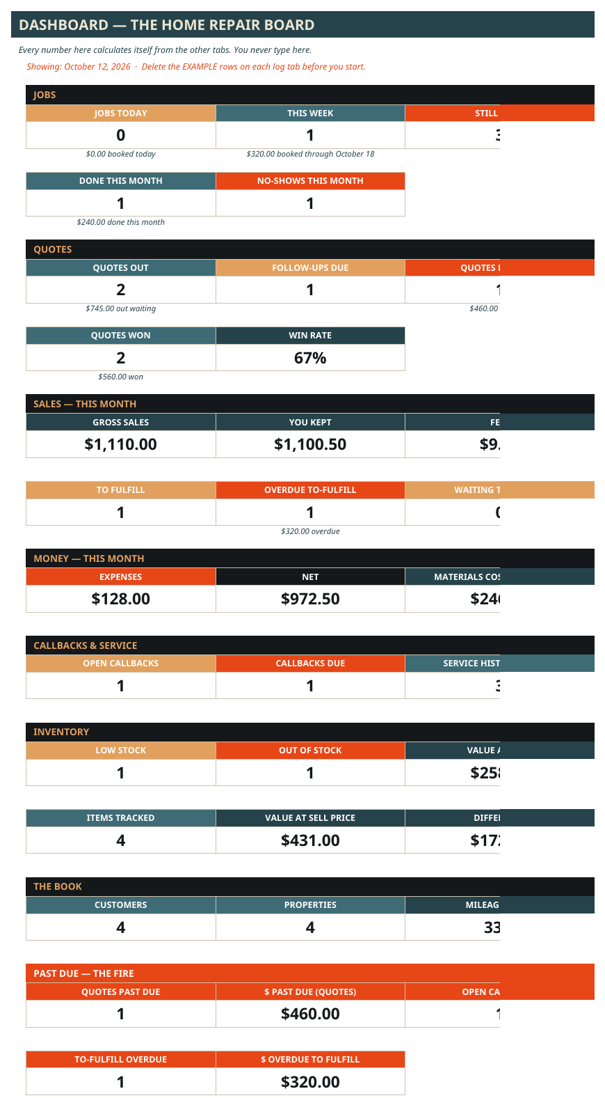 Home Repair & Trades Back Office screenshot 4