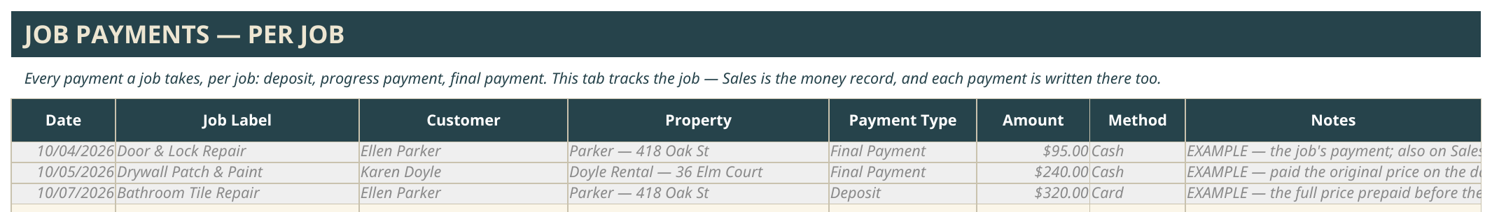 Home Repair & Trades Back Office screenshot 5