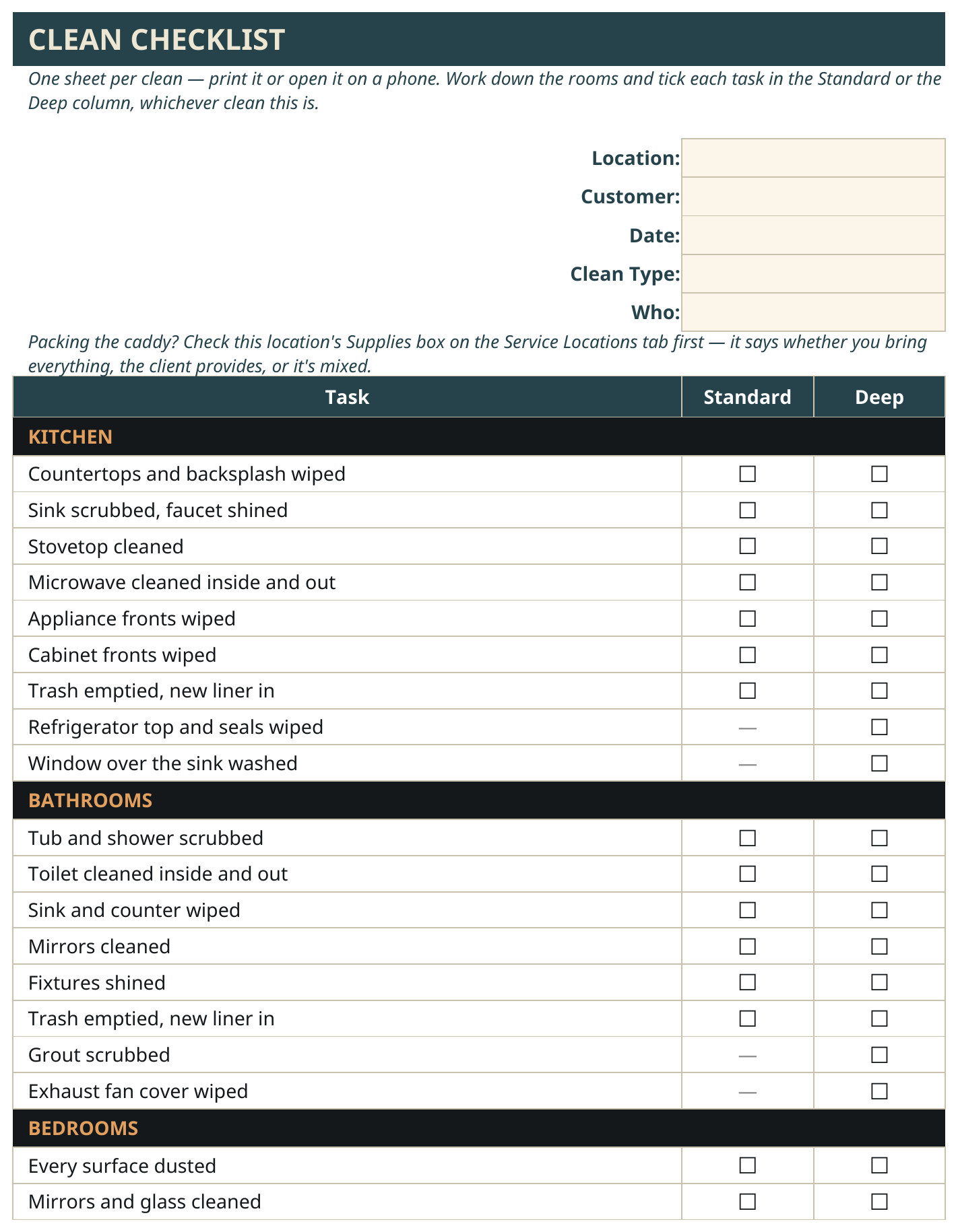 Cleaning Services Back Office screenshot 5