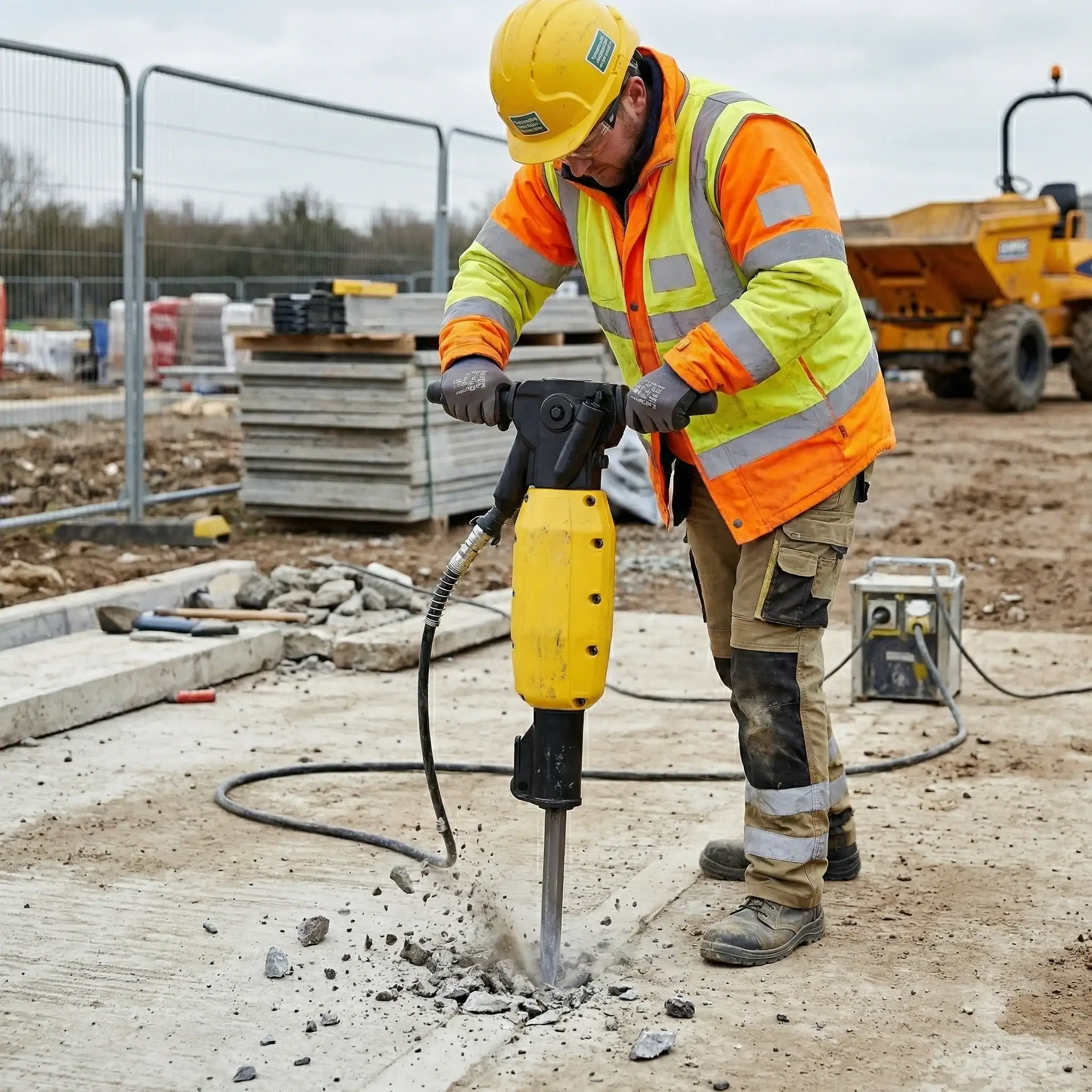 Heavy Duty Concrete Breaker hire — JT Site Solutions