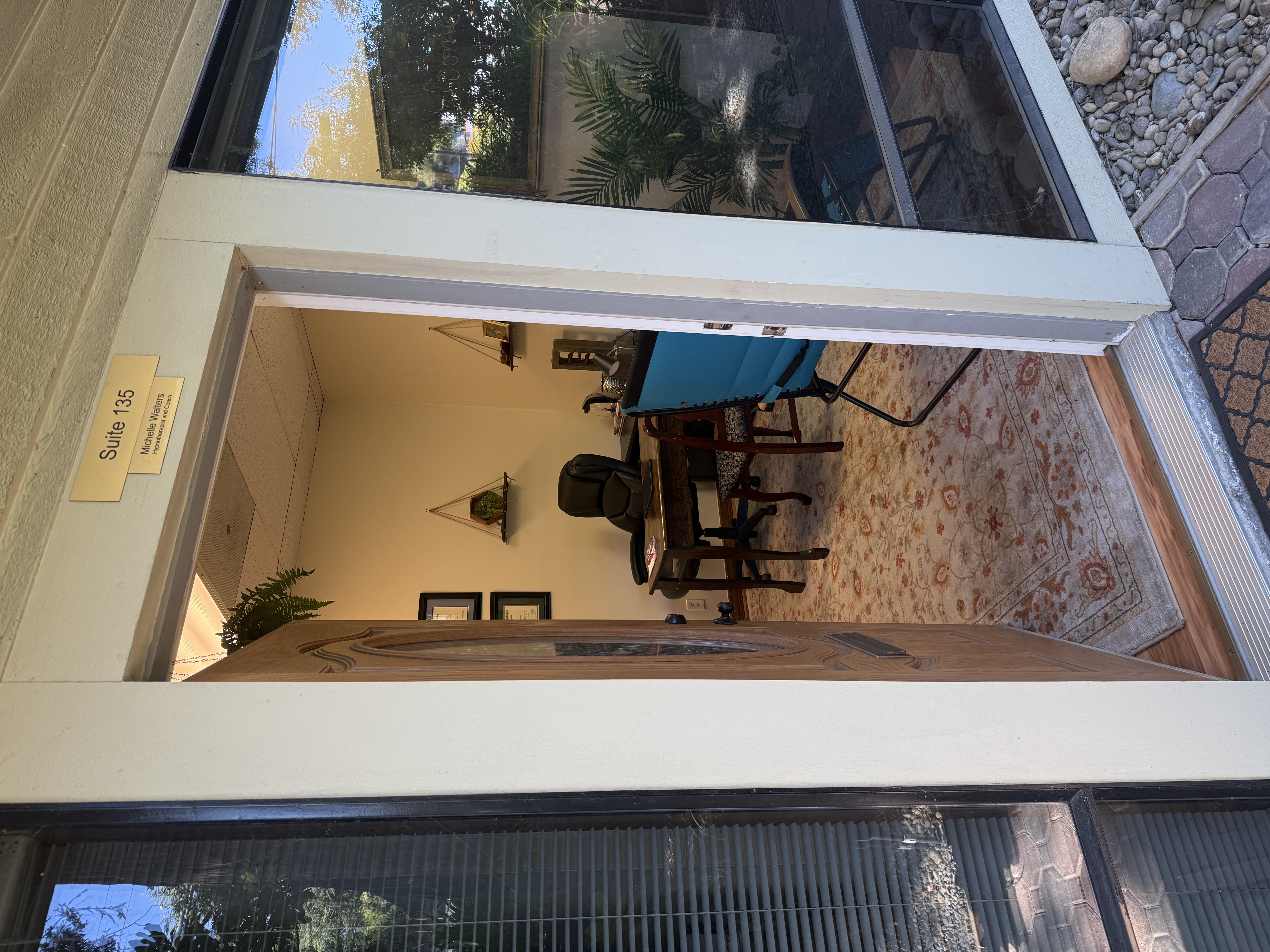 Michelle Walters' private hypnotherapy office in Pleasant Hill