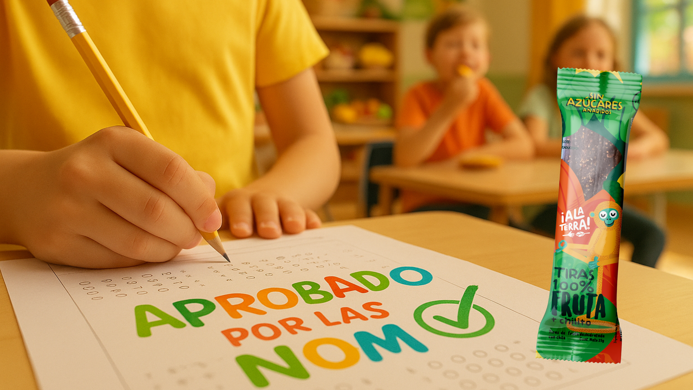 Botanas sin sellos para tiendas escolares