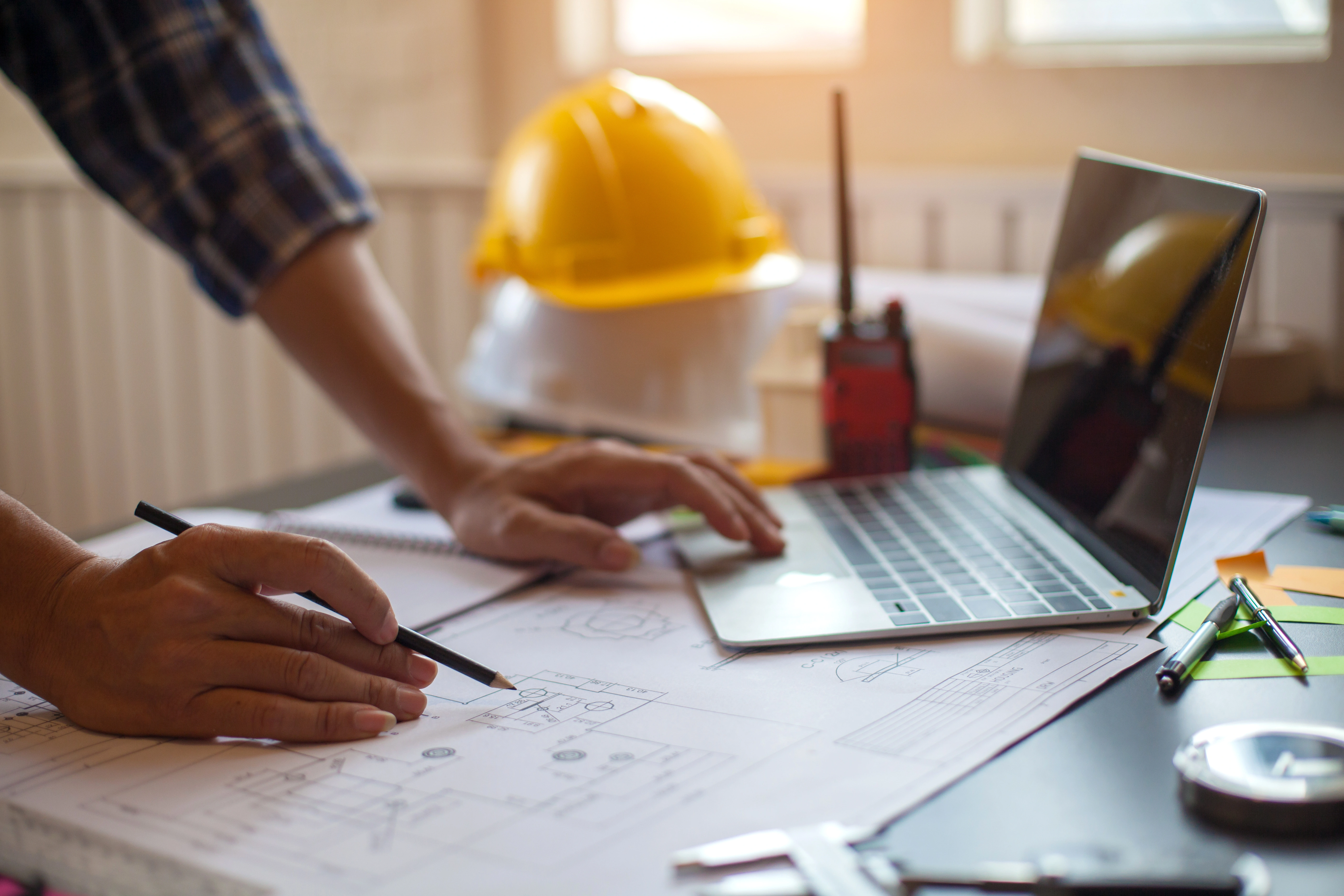 Multiple construction projects being coordinated across a portfolio