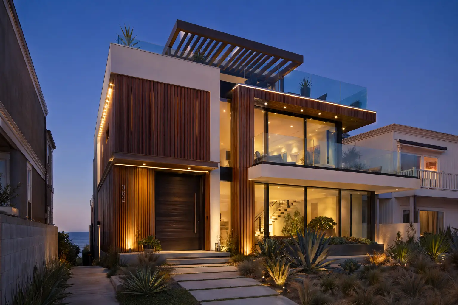 Architectural glassmorphism — translucent engineered layers over blueprint intelligence