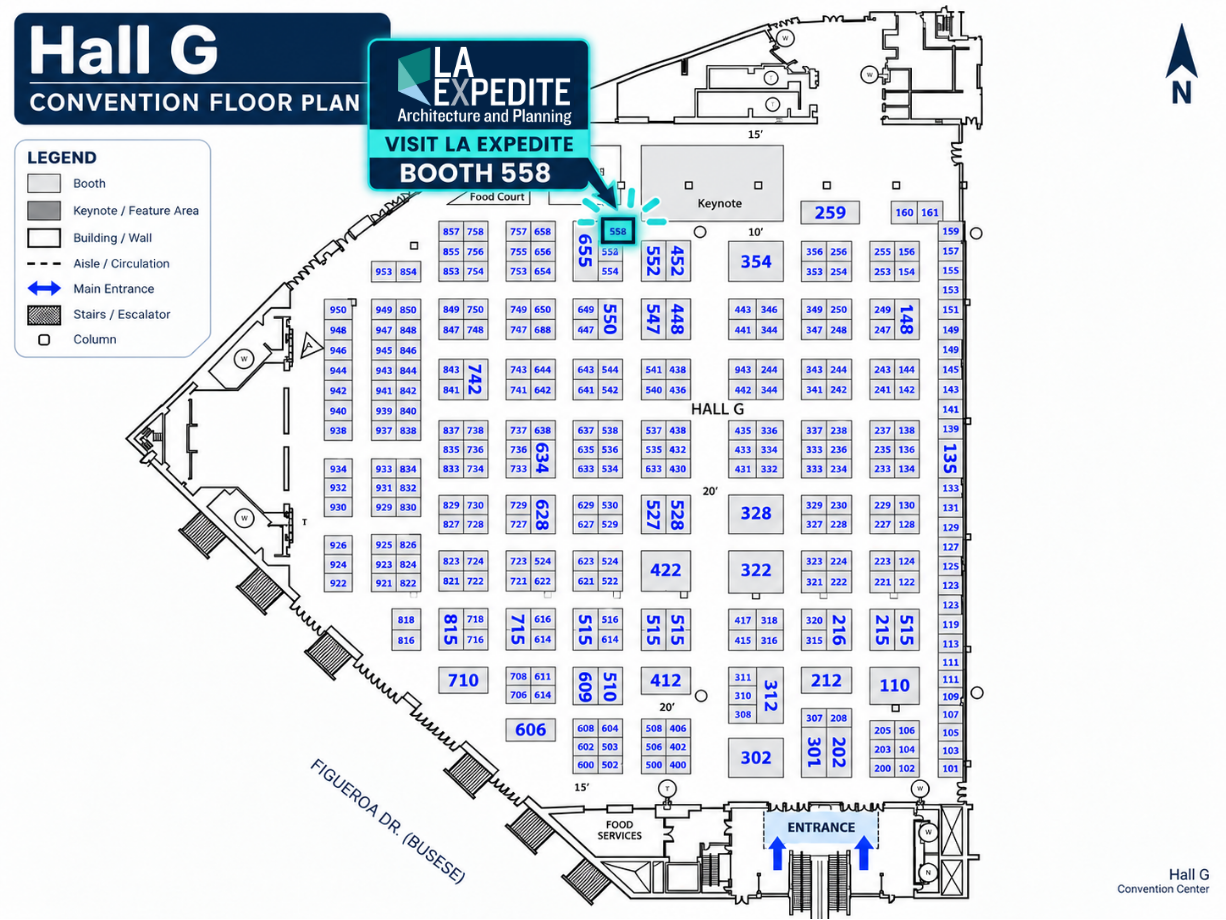 Build Expo Los Angeles map