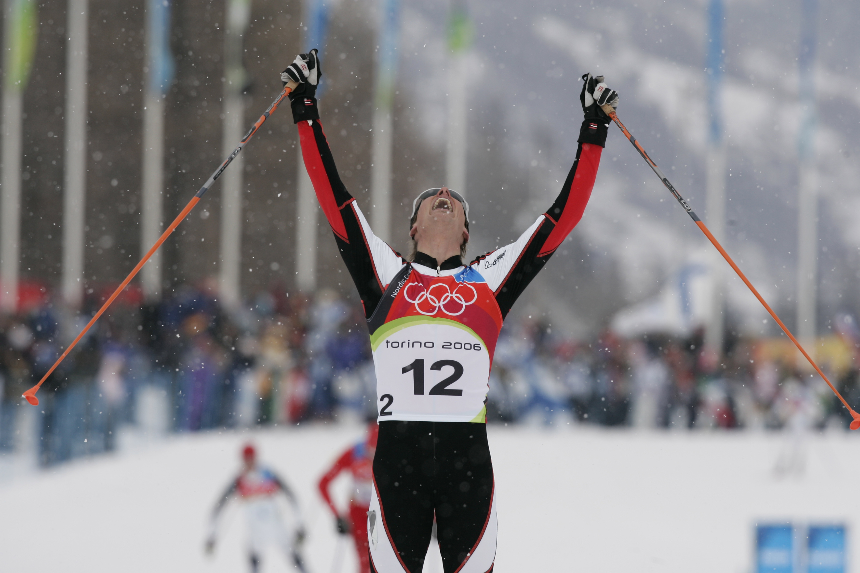 Felix Gottwald bei seinem Olympiasieg