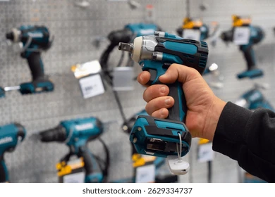 Impact driver pulled from the rack