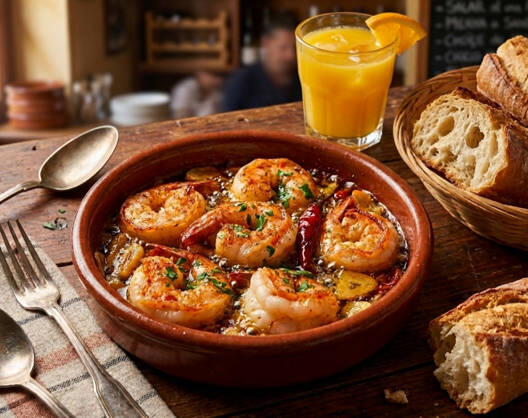Shrimp Pil-Pil Sizzler – Restorantna specialiteit