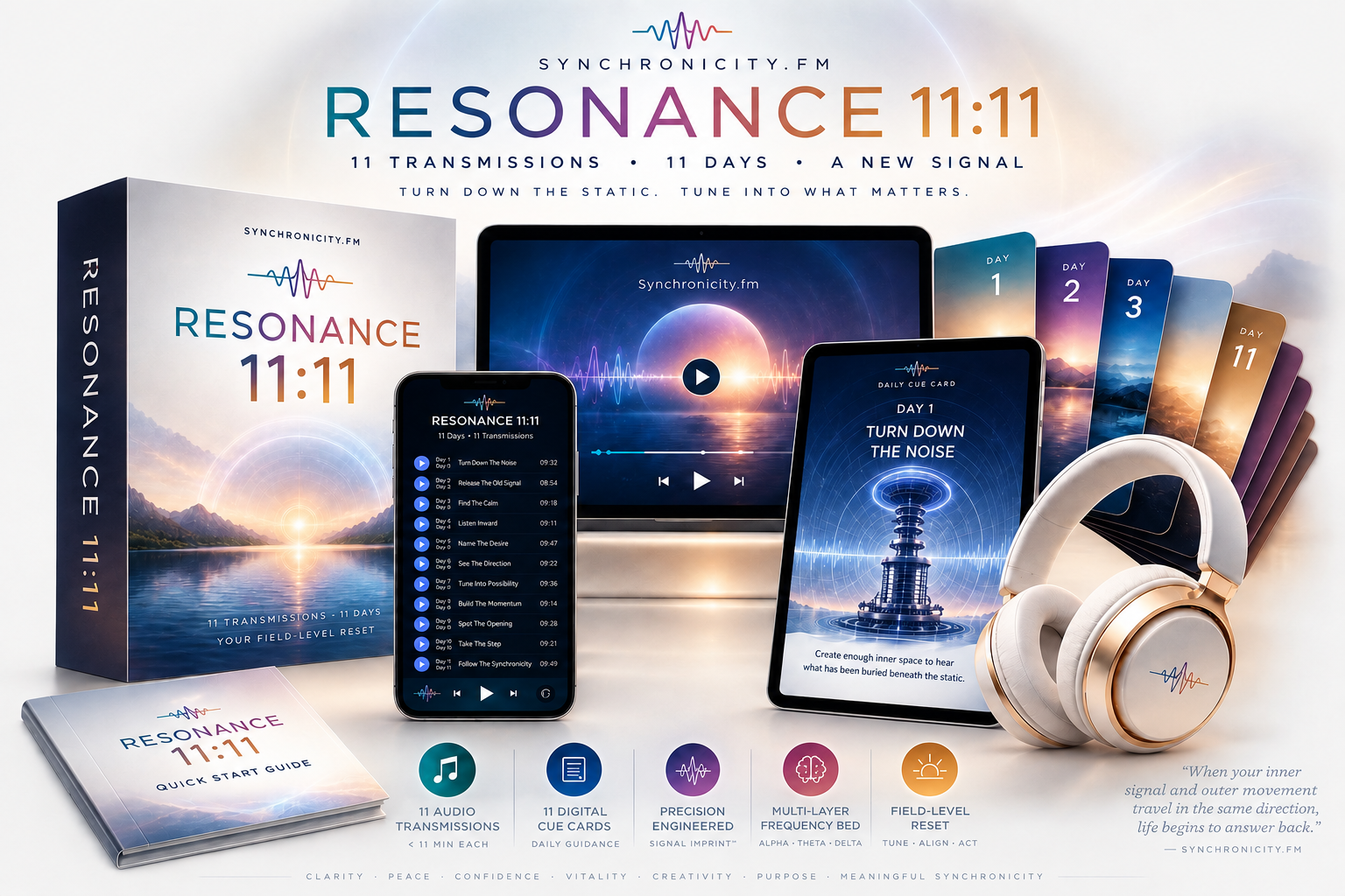 Resonance 11:11 product bundle