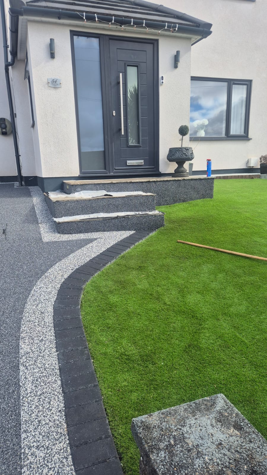 Resin bound driveway installed in Caldicot, South Wales