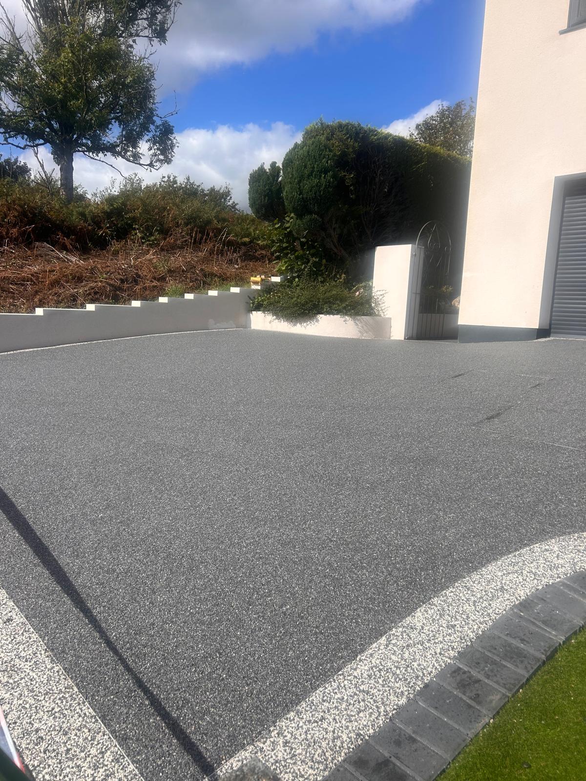Resin bound driveway completed in Blackwood, South Wales