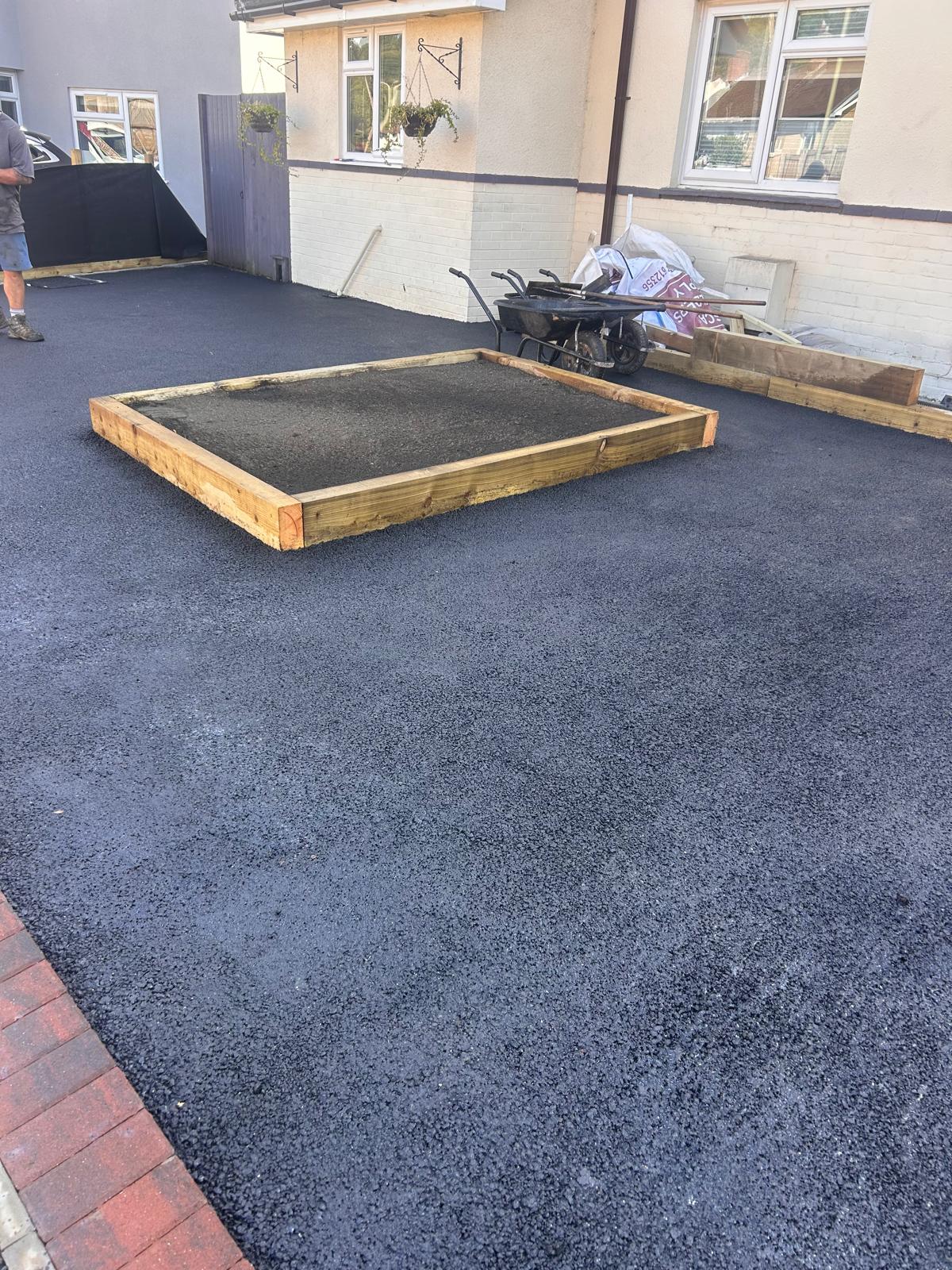 Resin bound driveway installed in Caerleon, Newport