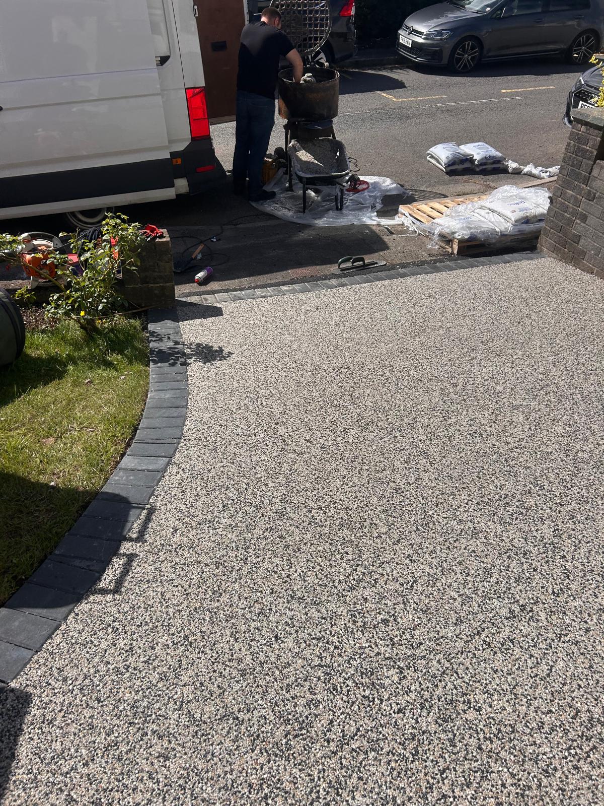 Resin bound driveway completed in Newport, South Wales
