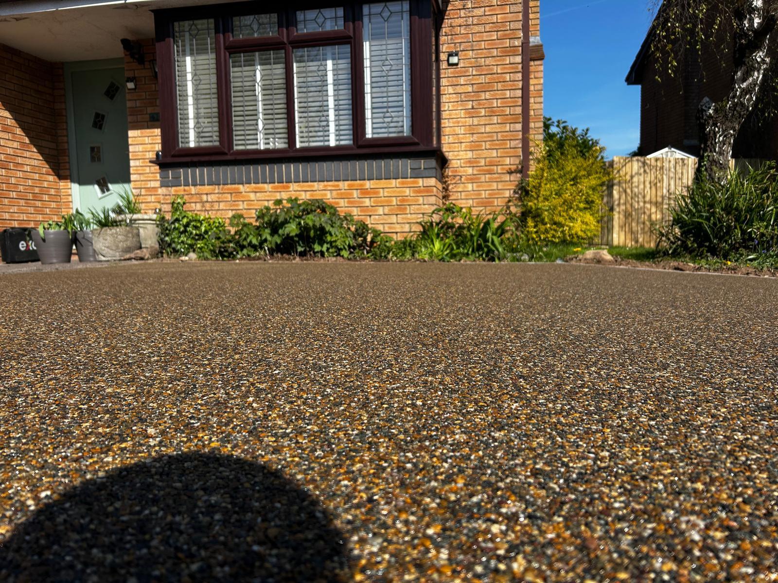 Resin bound driveway completed in Ponthir, Newport area