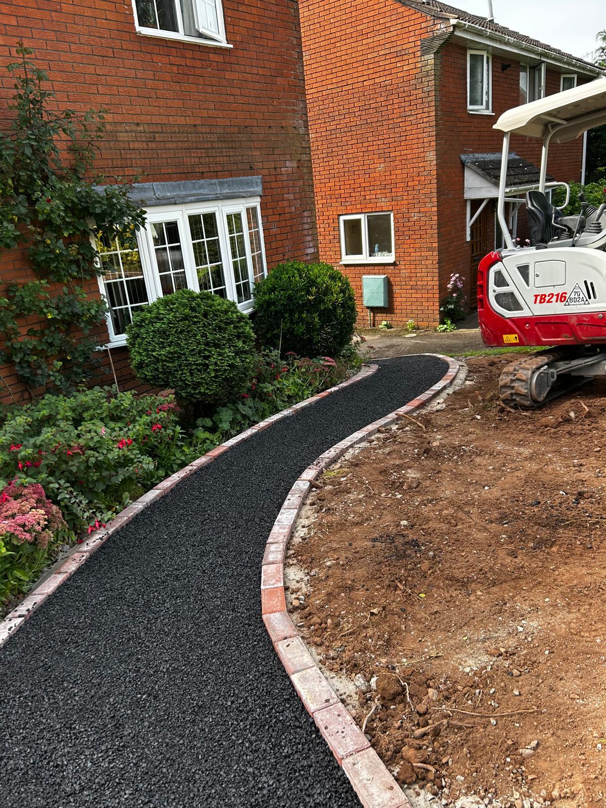 Resin pathway carried out across South Wales