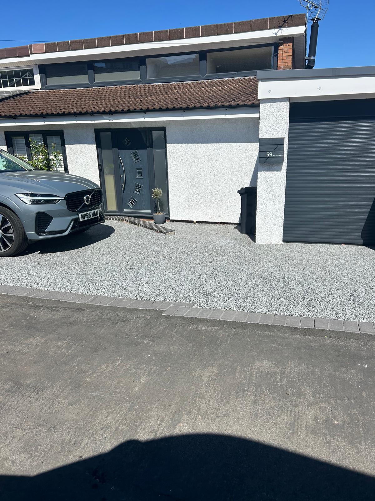 Resin bound driveway installed in Caerphilly, South Wales