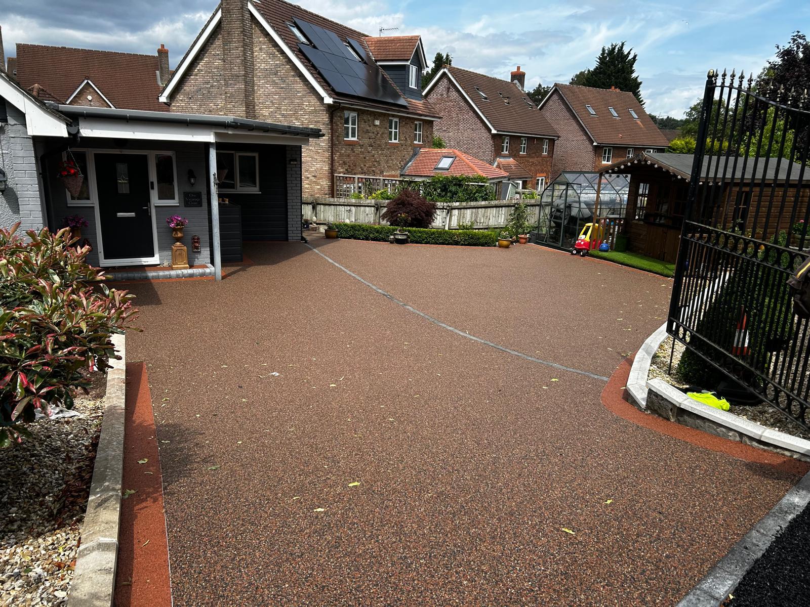 Resin bound driveway installed in Magor, South Wales