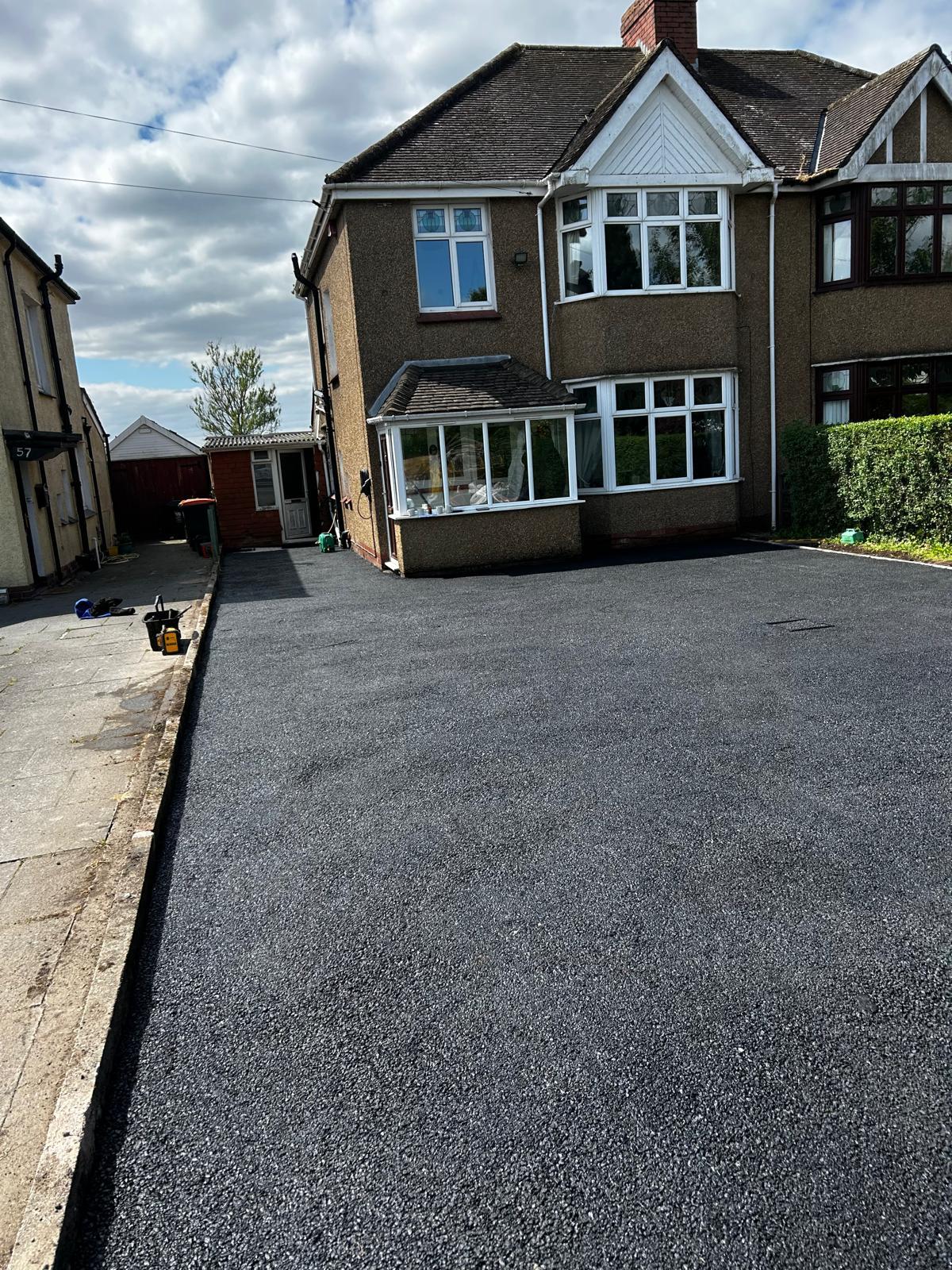 Resin driveway installed in Caldicot, South Wales