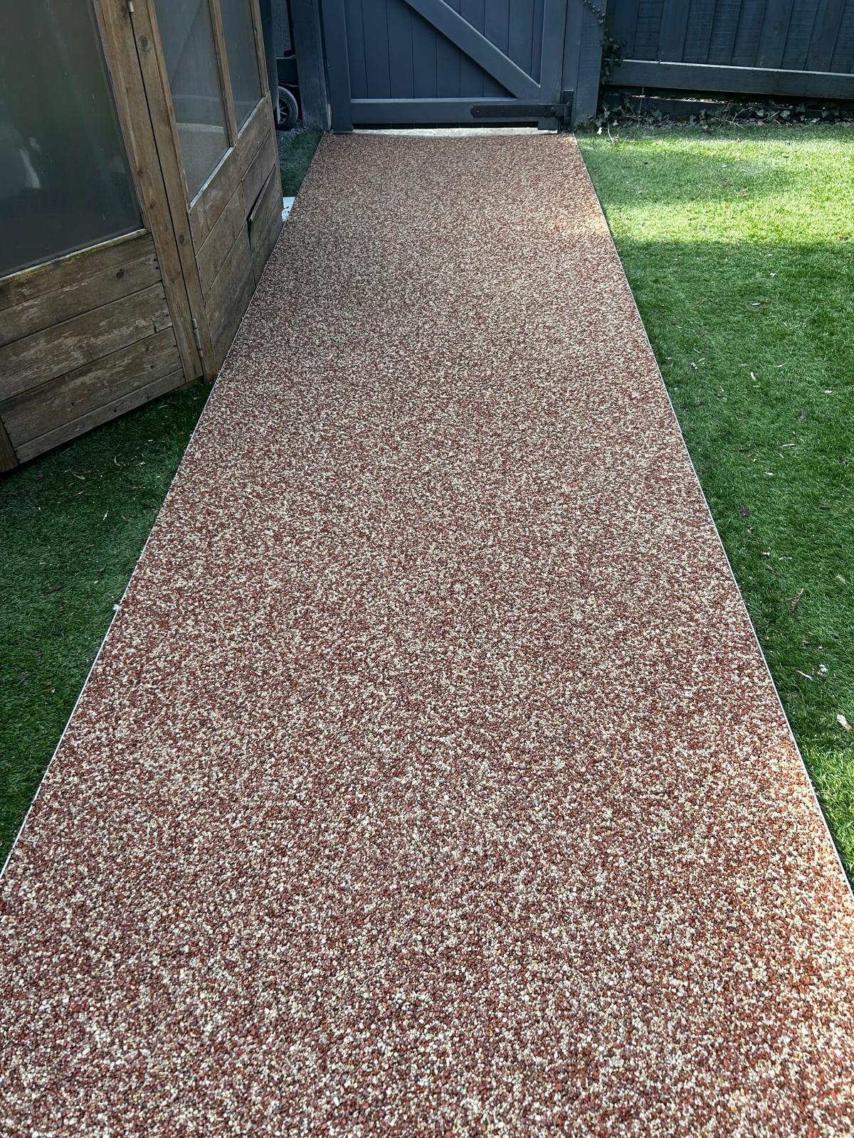 Resin bound pathway installed in Newport