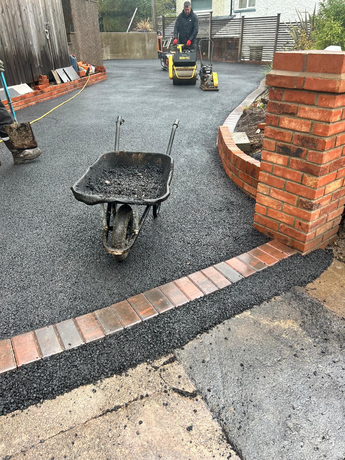 Resin bound driveway carried out in Pontypool, South Wales