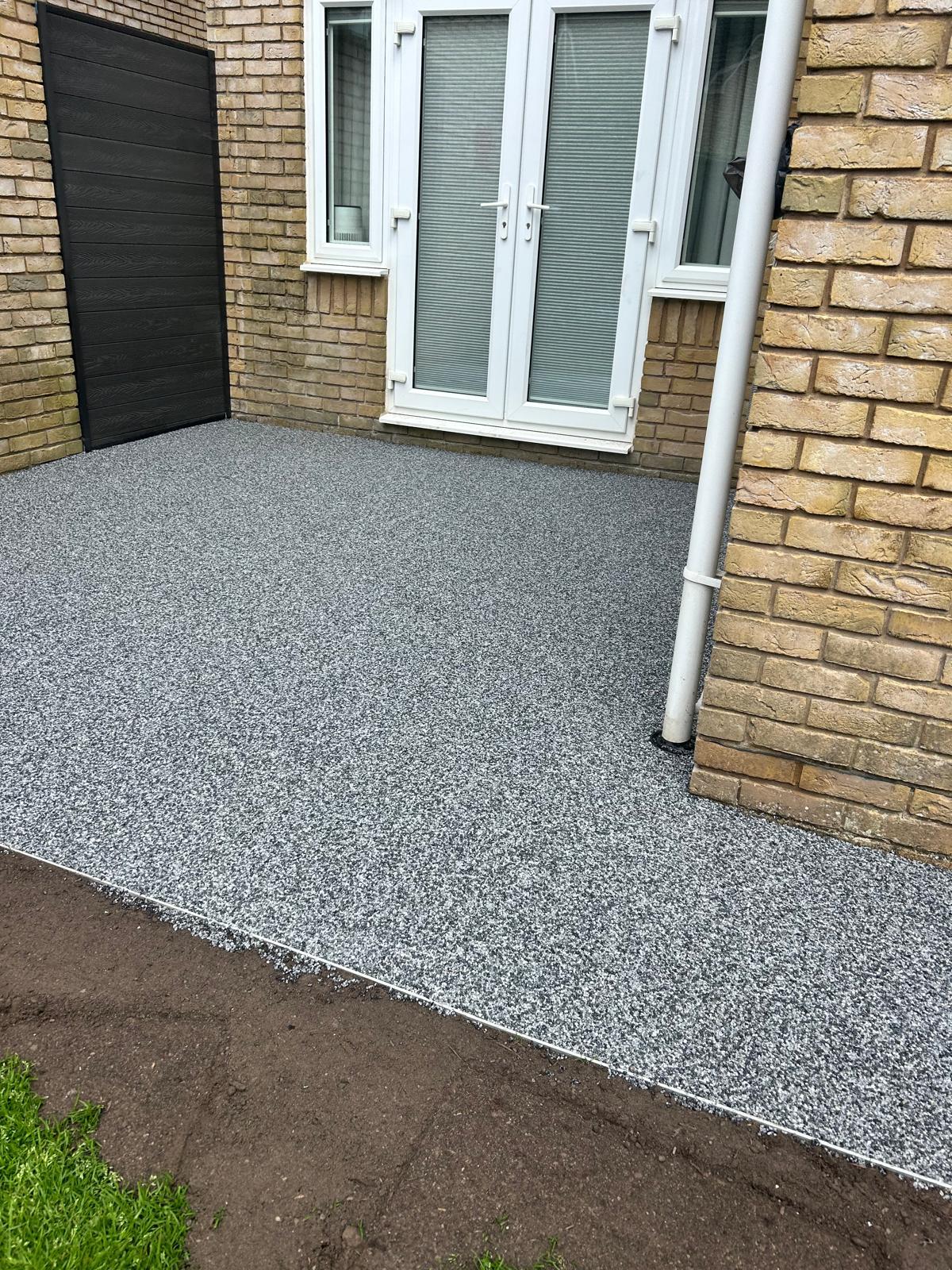 Resin bound driveway installed in Newport by Reliable Trades