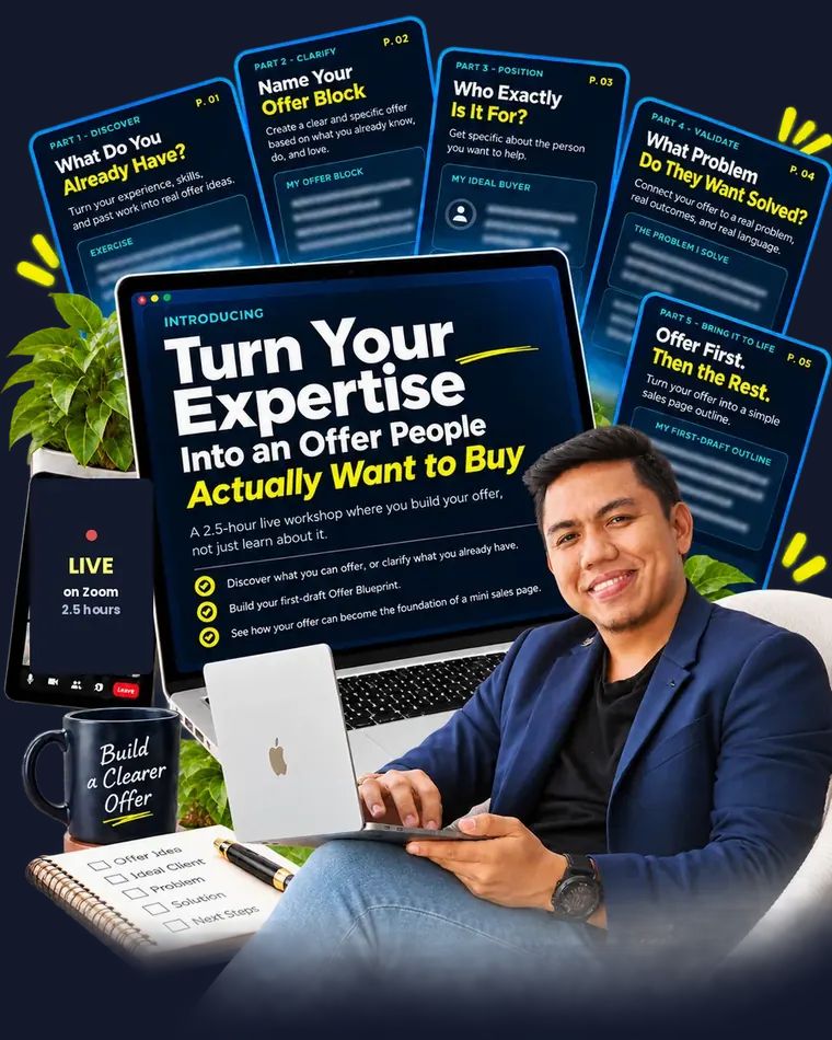 The workshop on a laptop with March and workbook pages