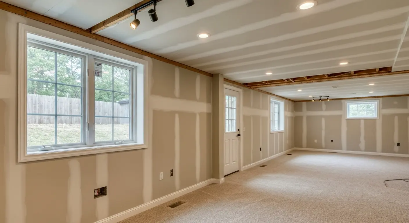 Finished basement project