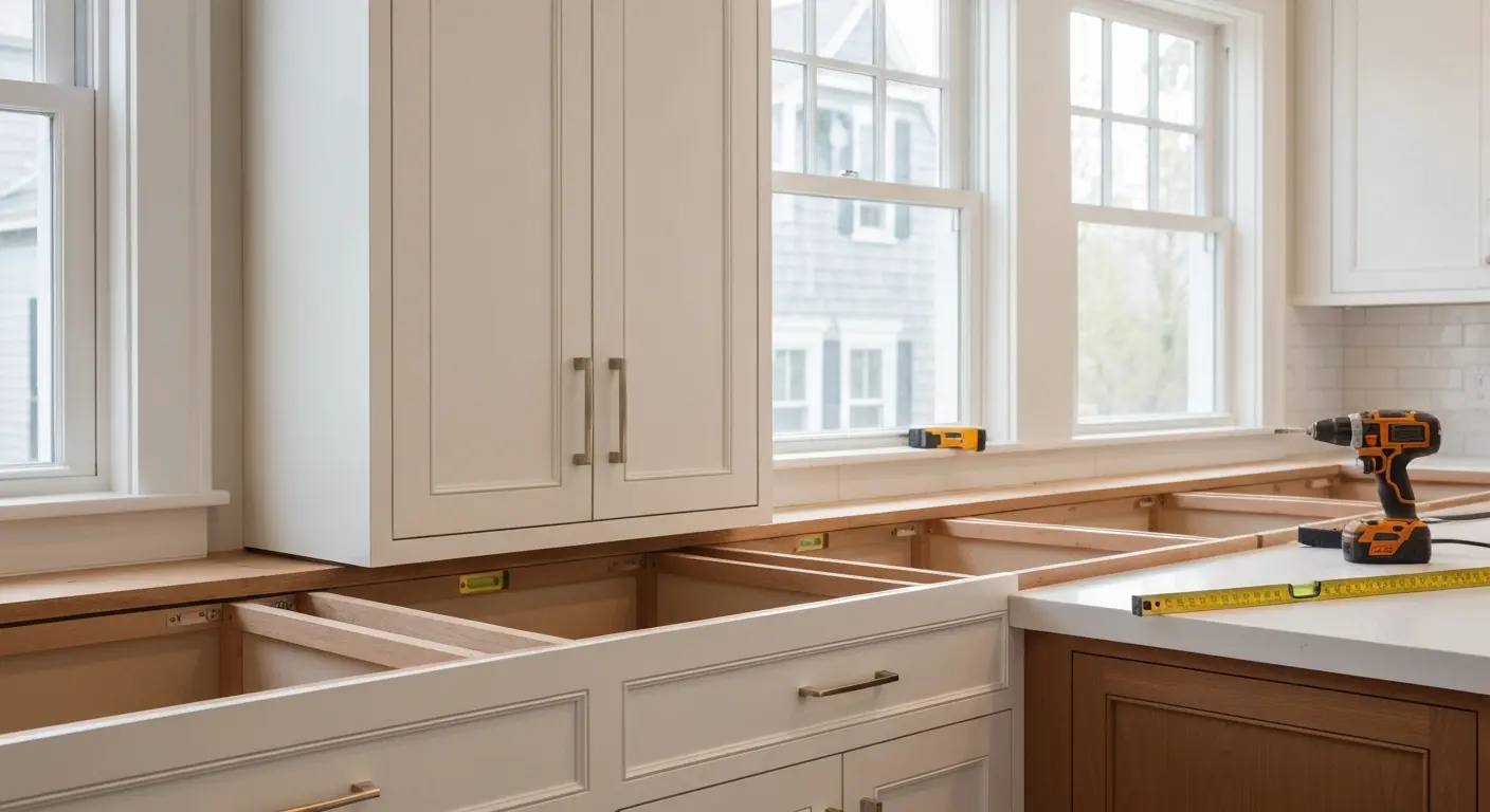 Kitchen cabinet installation