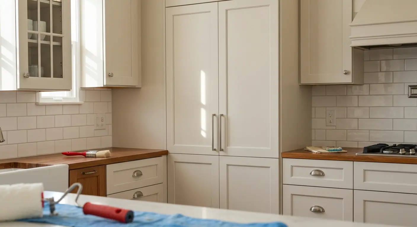 Cabinet painting in Fairfield CT