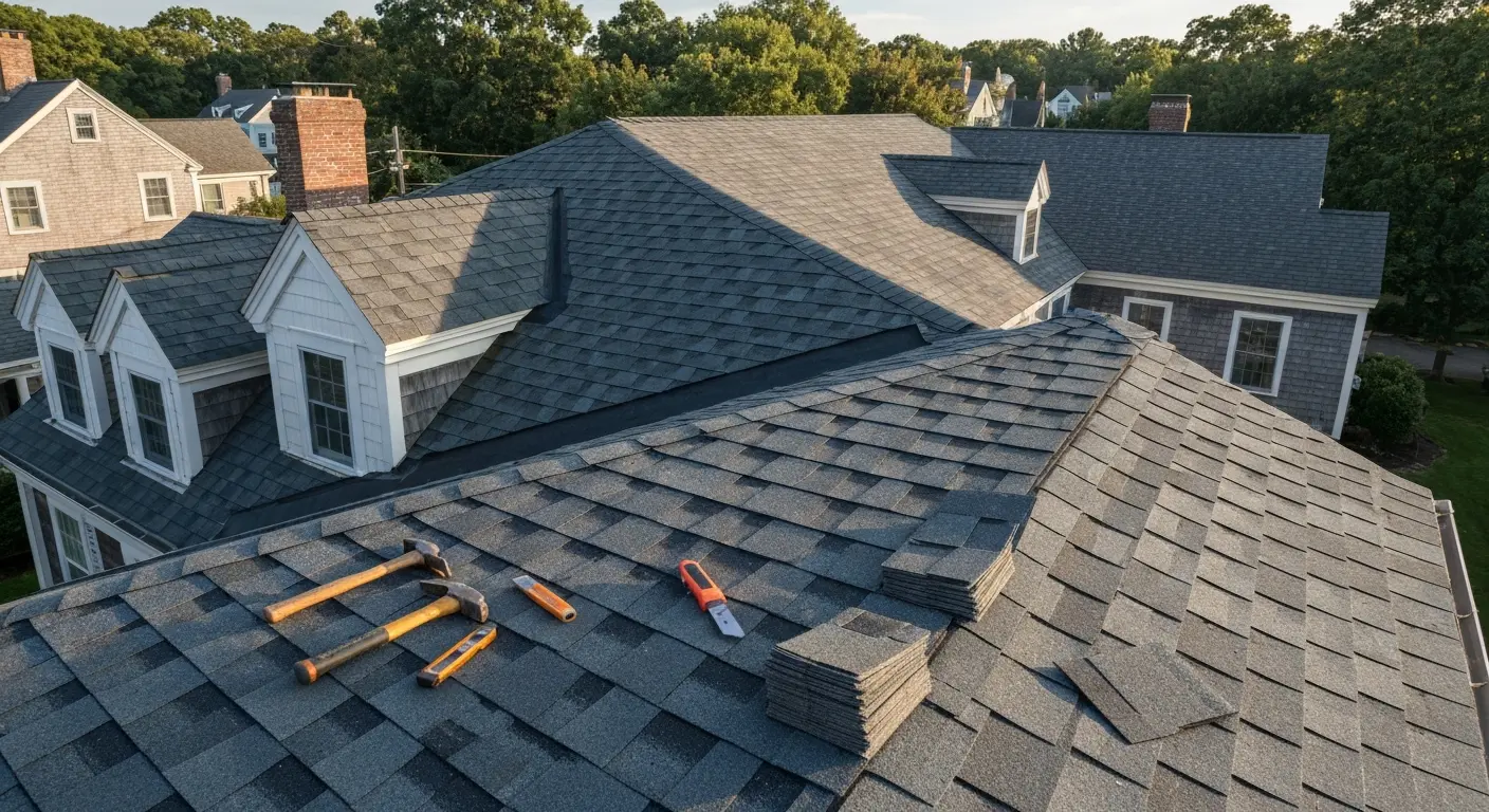 Damaged shingle replacement