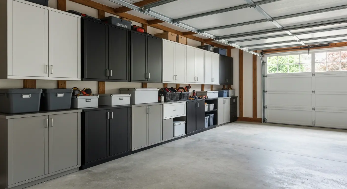 Garage cabinet installation