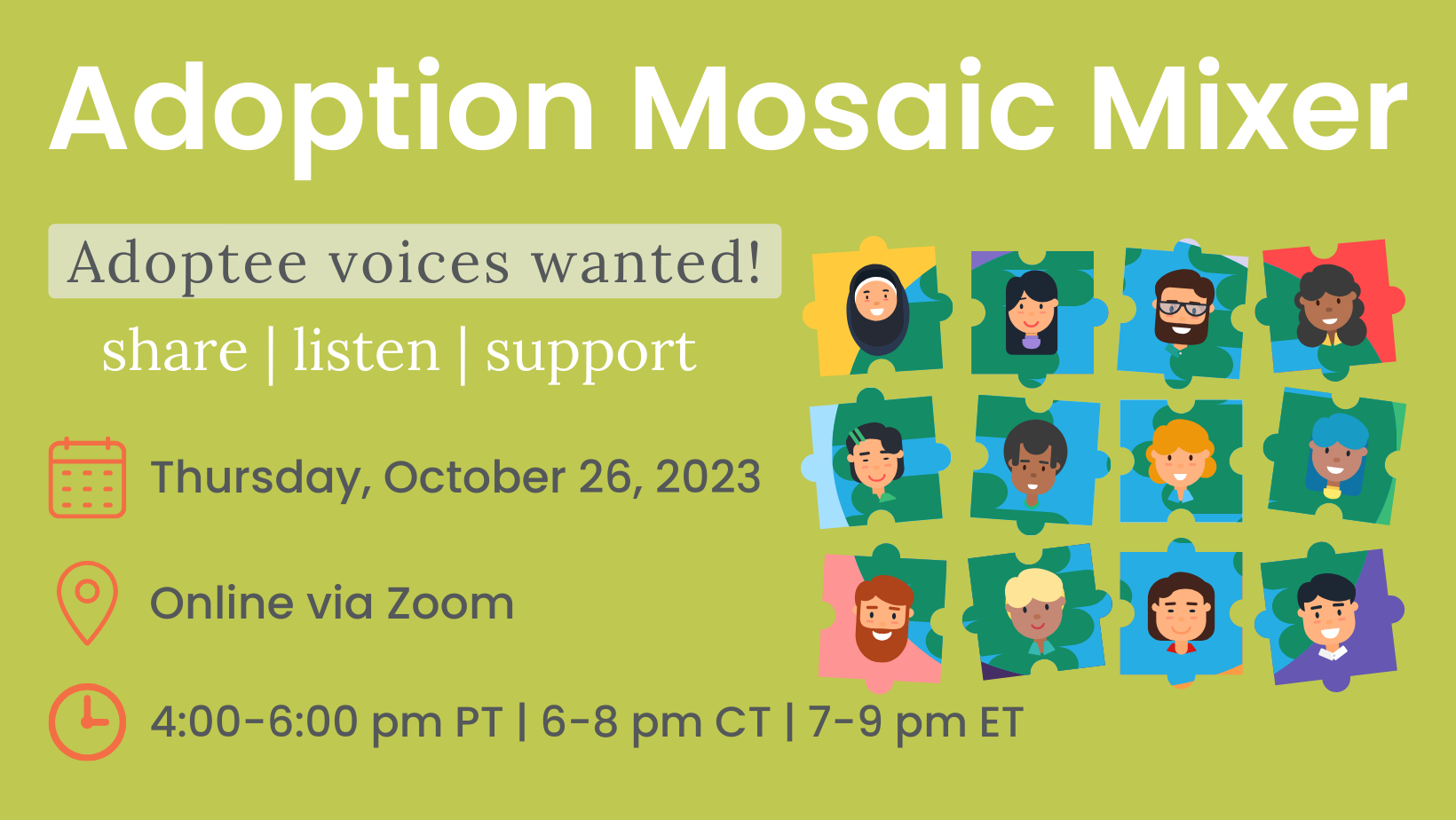 Adoption Mosaic Mixer