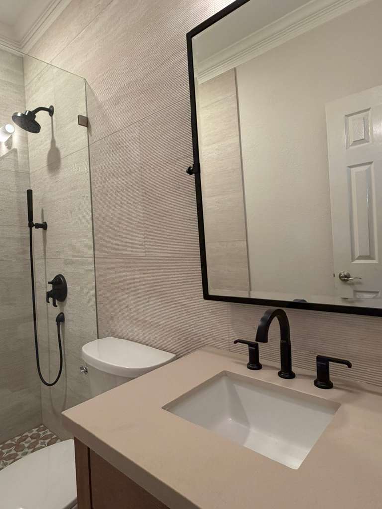 Warm Neutral Bathroom Remodel
