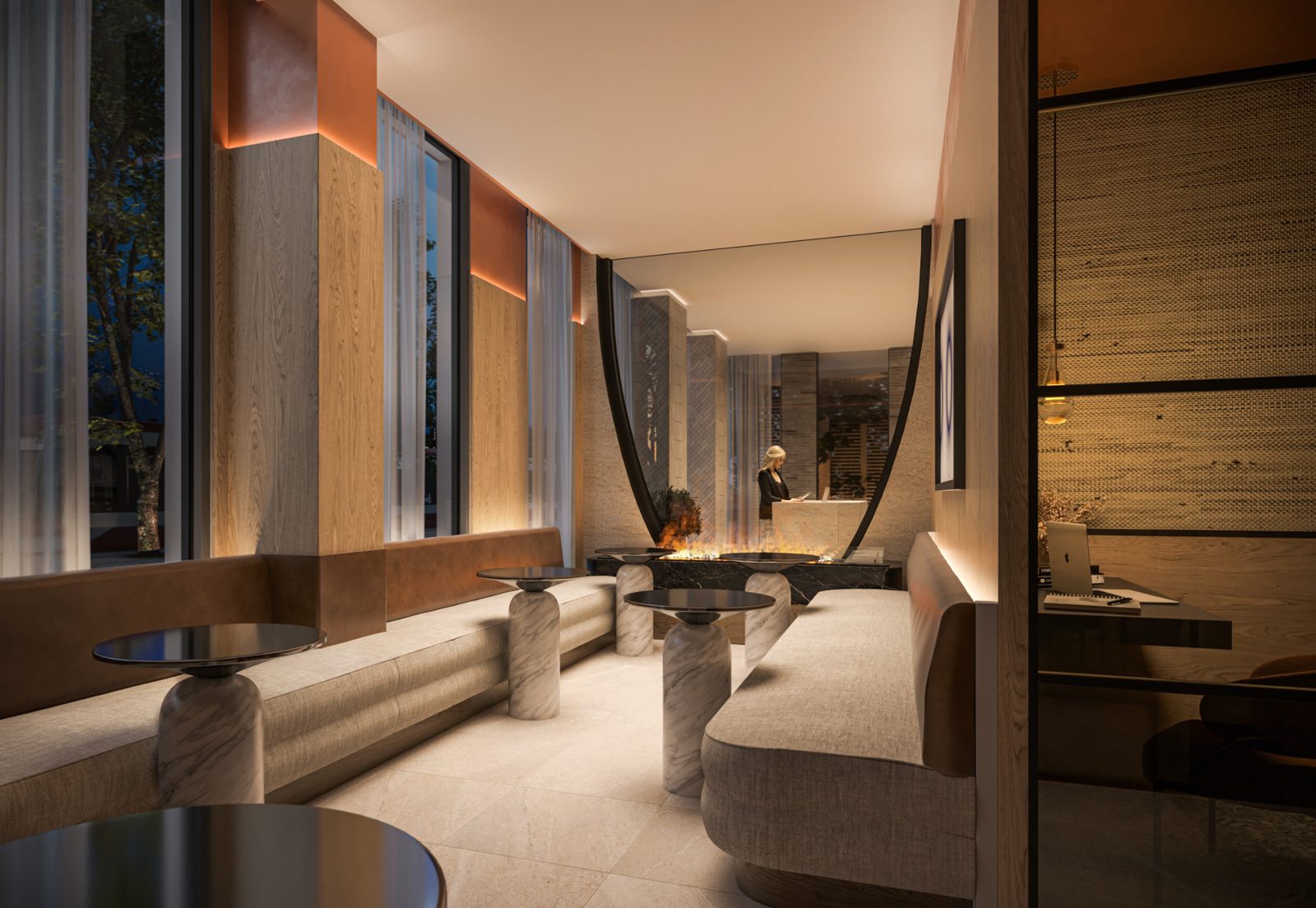 8 Temple Condo rendering
