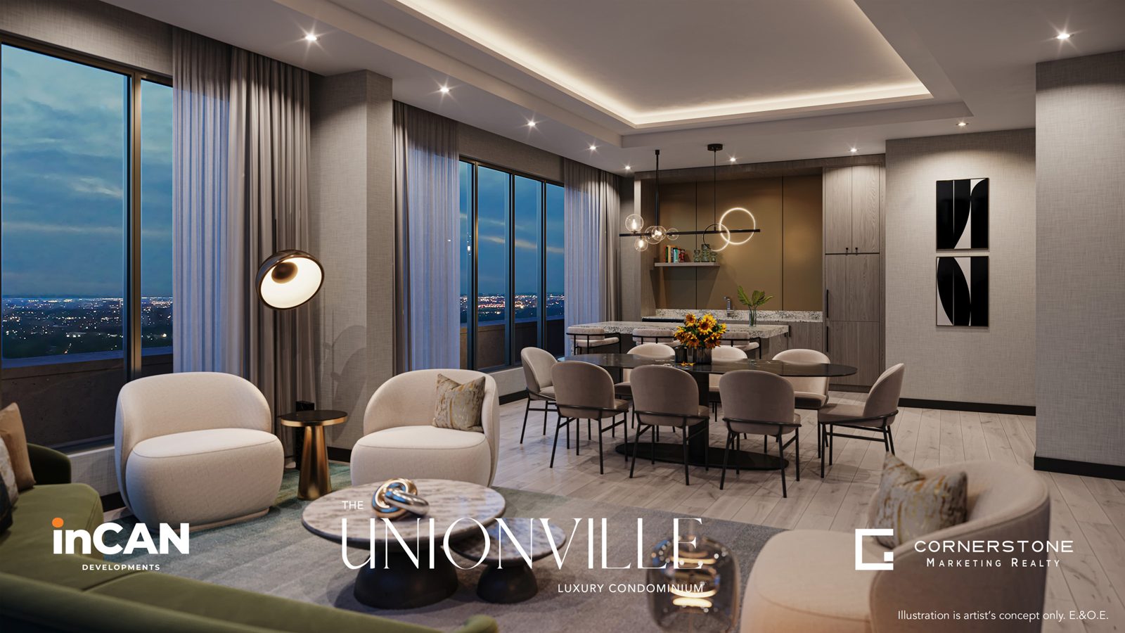 The Unionville rendering