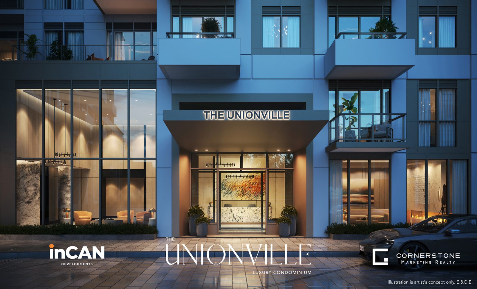 The Unionville rendering