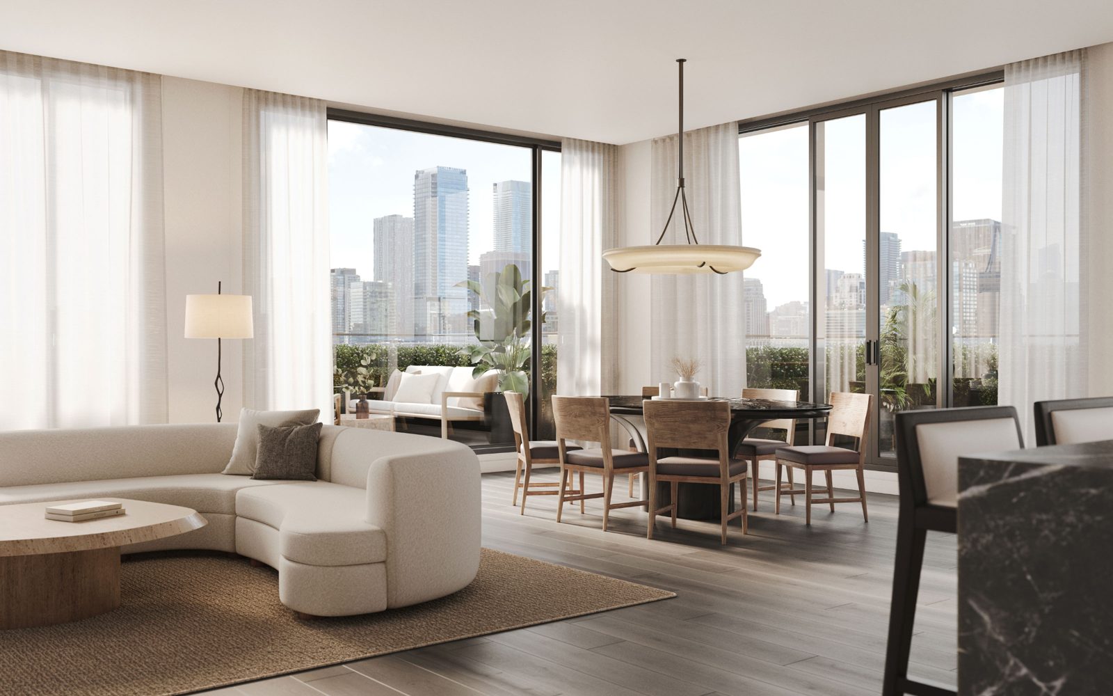 The Bedford Condo rendering