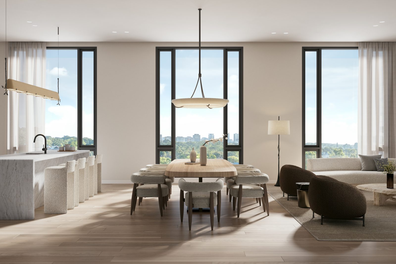 The Bedford Condo rendering