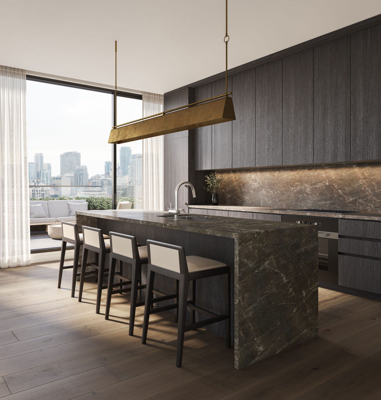 The Bedford Condo rendering
