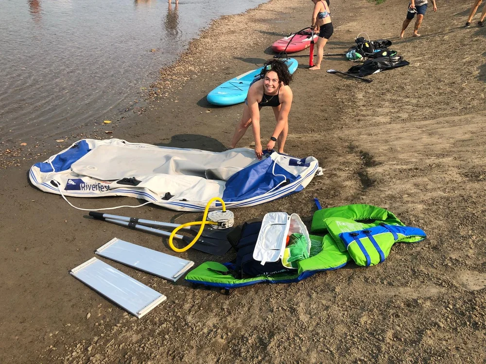 City of Edmonton Dock near River Valley Adventure Co