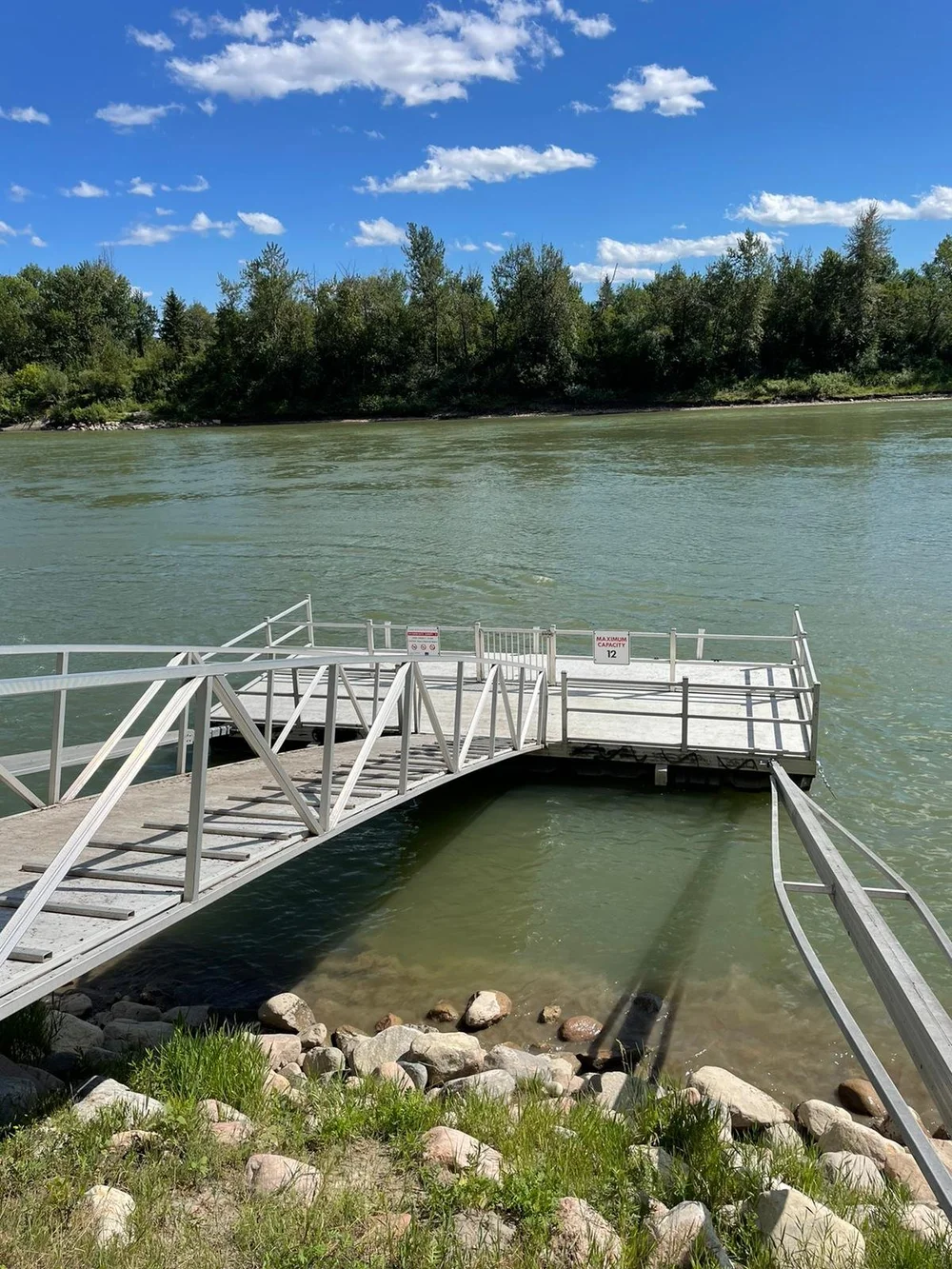 City of Edmonton Dock near River Valley Adventure Co