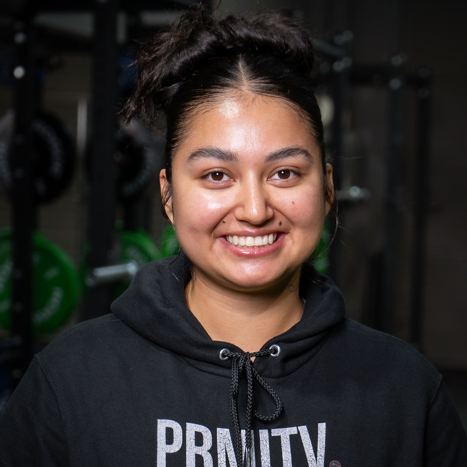Hailey Ramirez, NASM certified personal trainer, at Primitive x Swole AF gym in Garden Grove