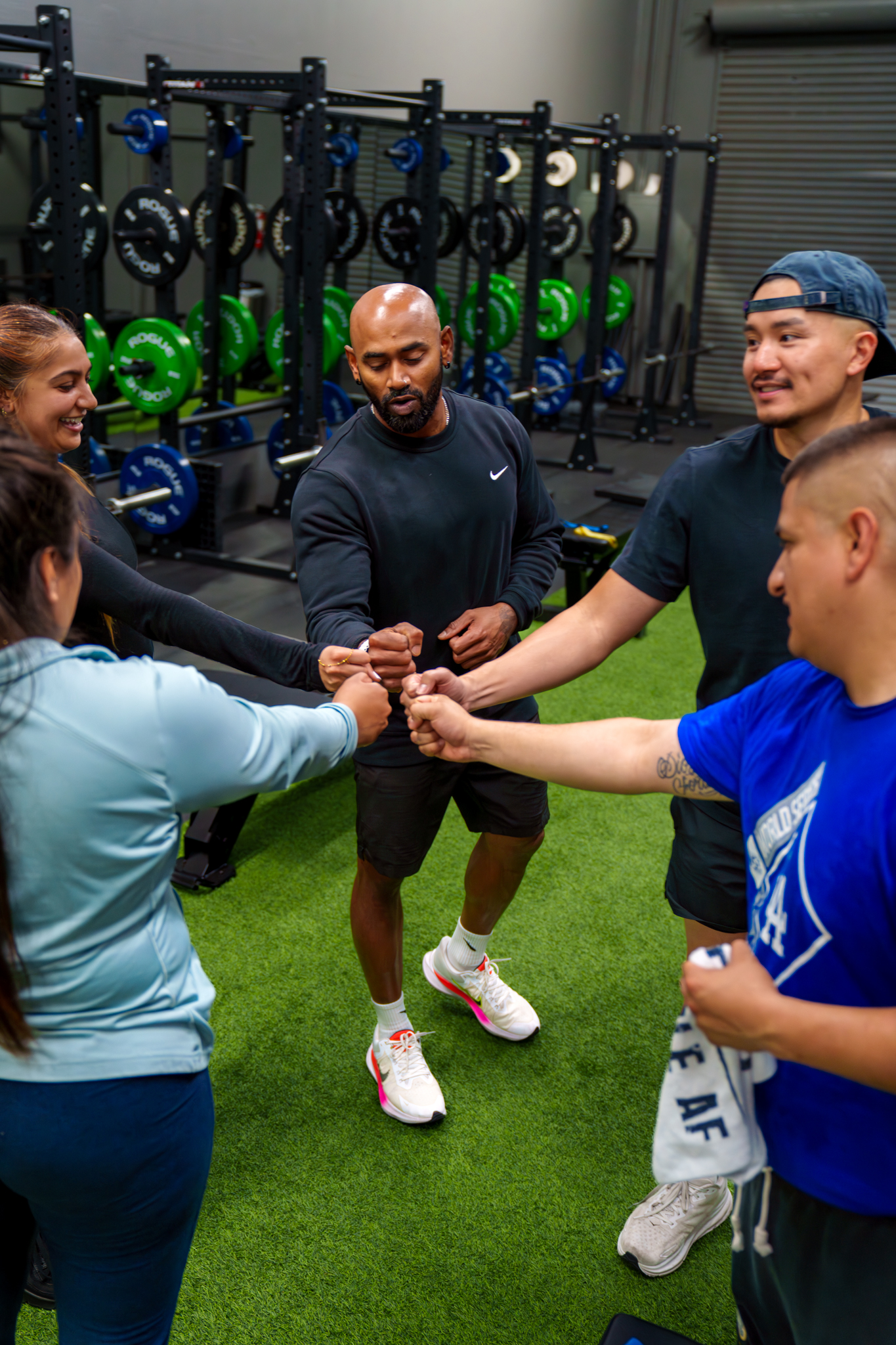 Adan Martinez, CPT and CMT, founder of Primitive x Swole AF gym in Garden Grove