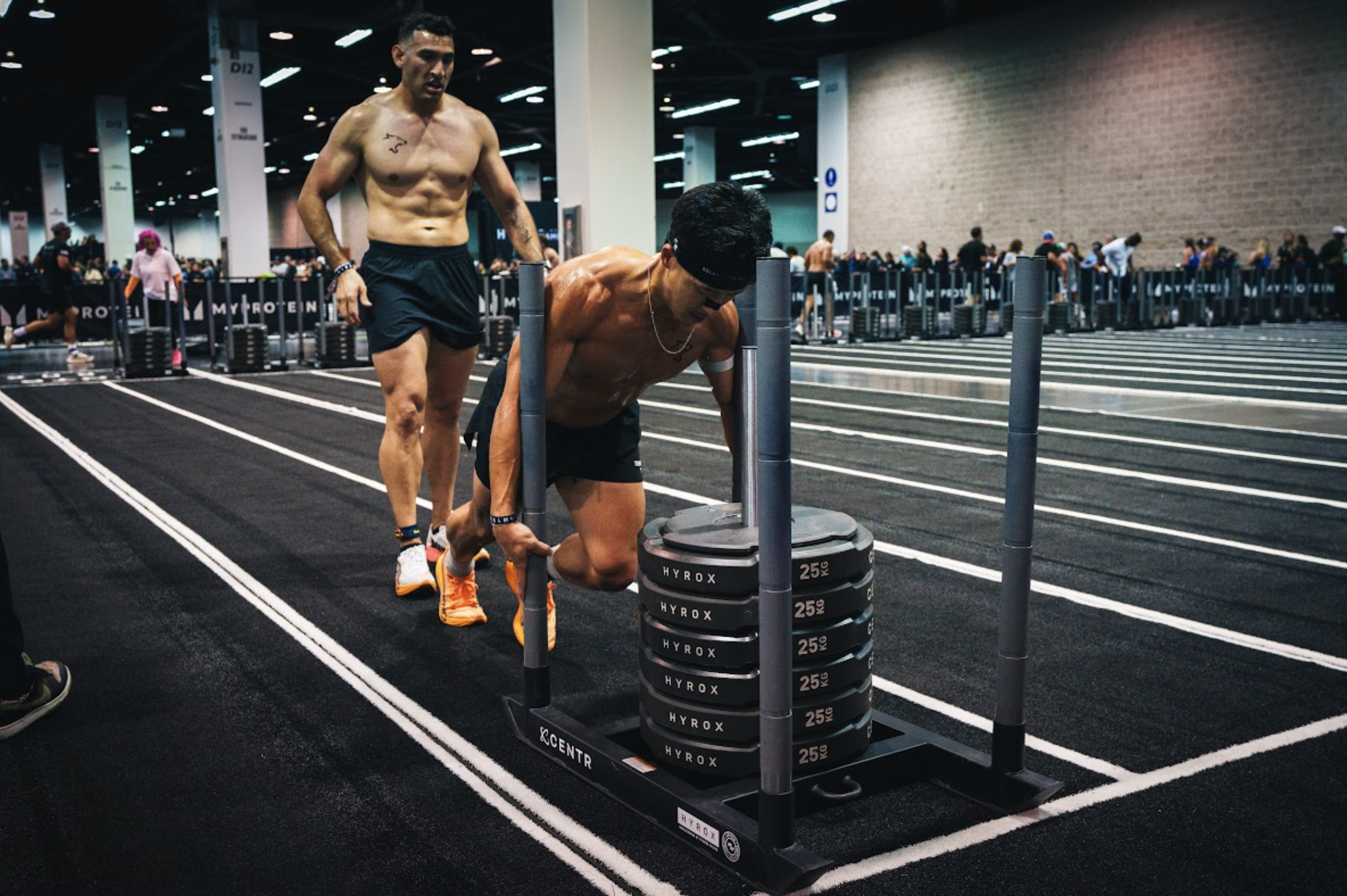 Daniel Sled Push Hyrox Anaheim